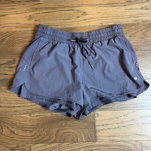 Layers 8 Women's XL Running Shorts Elastic Waist Athletic Workout Gray